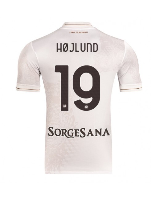 Moški Nogometna dresi replika SSC Napoli Rasmus Hojlund #19 Gostujoči 2025-26 Kratek rokav Moški Nogometna dresi replika SSC Napoli Rasmus Hojlund #19 Gostujoči 2025-26 Kratek rokav